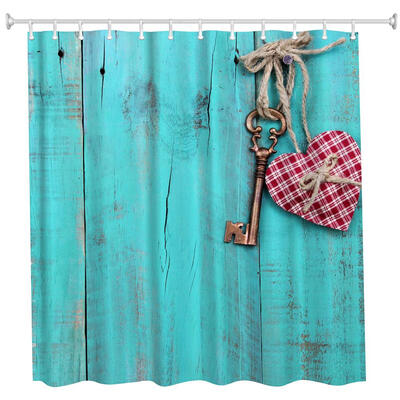 Heart Key Polyester Shower Curtain Bathroom Curtain High Definition 3D Printing Water-Proof
Heart Key Polyester Shower Curtain Bathroom Curtain High Definition 3D Printing Water-Proof