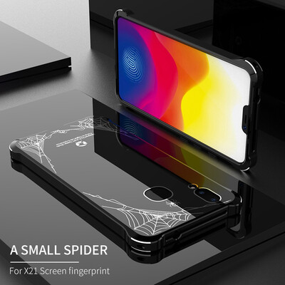 Original R-JUST Case For VIVO X21 Luxury Spider Aluminum Metal Bumper Mirror Acrylic Back Cover For VIVO X21 Screen Fingerprint
Original R-JUST Case For VIVO X21 Luxury Spider Aluminum Metal Bumper Mirror Acrylic Back Cover For VIVO X21 Screen Fingerprint