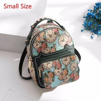 Mini Printing Flower Backpack Female Cute Backpacks for Girls Multifunctional Bagpack Small Rivet Back Pack Ladies Shoulder Bags
Mini Printing Flower Backpack Female Cute Backpacks for Girls Multifunctional Bagpack Small Rivet Back Pack Ladies Shoulder Bags
