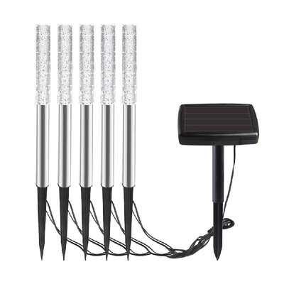 5 Solar Water-Resistant Acrylic Bubble Lawn Garden And Yard Insert Landscape Lamps And A Solar Panel
5 Solar Water-Resistant Acrylic Bubble Lawn Garden And Yard Insert Landscape Lamps And A Solar Panel