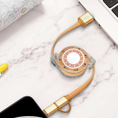 Retractable Charging Cable Lightning MicroUSB 2-in-1 21A USB Charging Cable For Huawei Xiaomi 33ft-1m 
Retractable Charging Cable Lightning MicroUSB 2-in-1 21A USB Charging Cable For Huawei Xiaomi 33ft-1m