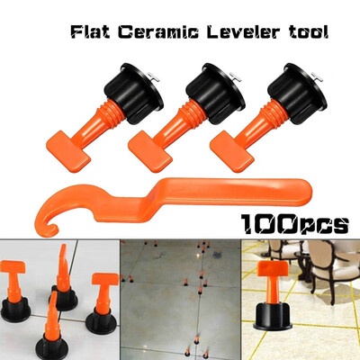 50100pcs Plastic Flat Ceramic Leveler Floor Wall Construction Tools Reusable Tile Leveling System Kits
50100pcs Plastic Flat Ceramic Leveler Floor Wall Construction Tools Reusable Tile Leveling System Kits