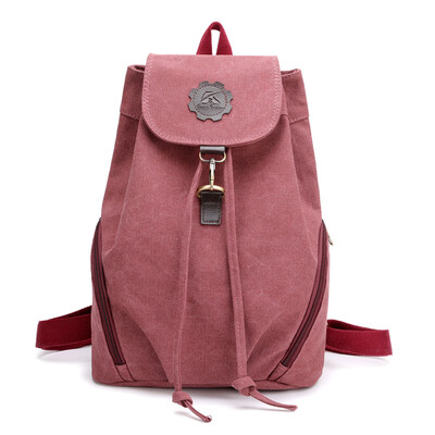Canvas double shoulder bag Korean version fashion lady backpack portable large capacity travel bag cloth bag
Canvas double shoulder bag Korean version fashion lady backpack portable large capacity travel bag cloth bag