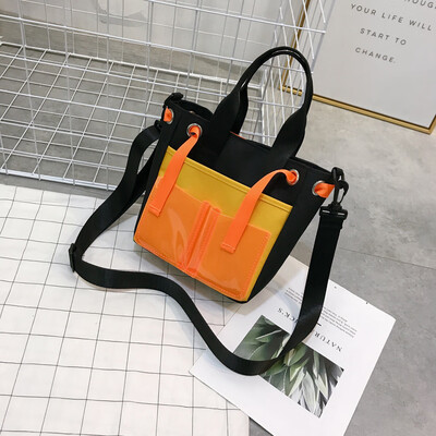 Tailored Women Fashion Stitching Color Canvas Street Style Tote Handbag Shoulder Bag
Tailored Women Fashion Stitching Color Canvas Street Style Tote Handbag Shoulder Bag