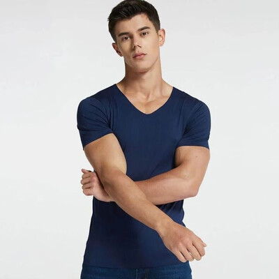 Toponeto Men Short Sleeve V-neck Cooling Breathable Ice Silk Quick Dry Top Blouse T Shirt
Toponeto Men Short Sleeve V-neck Cooling Breathable Ice Silk Quick Dry Top Blouse T Shirt