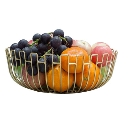 YUEHONG Modern wrought iron fruit bowl Home fruit bowl Nordic style Simple 15409
YUEHONG Modern wrought iron fruit bowl Home fruit bowl Nordic style Simple 15409