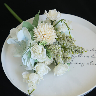 Toponeto Artificial Rose Flower Peony Flower Leaves Bridal Bouquet Wedding Home Decor
Toponeto Artificial Rose Flower Peony Flower Leaves Bridal Bouquet Wedding Home Decor
