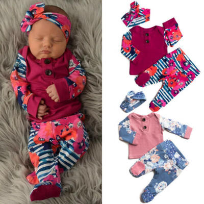 US 3PCS Newborn Baby Girls Clothes Floral Tops T-ShirtPants Leggings Outfit Set
US 3PCS Newborn Baby Girls Clothes Floral Tops T-ShirtPants Leggings Outfit Set