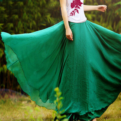 Roseonmyhand Women Boho Maxi Solid Elastic Waist Long Skirt Evening Party Beach Dress
Roseonmyhand Women Boho Maxi Solid Elastic Waist Long Skirt Evening Party Beach Dress