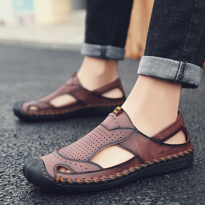 Summer hollow hole casual shoes mens non-slip soft bottom driving shoes youth work English business leather sandals
Summer hollow hole casual shoes mens non-slip soft bottom driving shoes youth work English business leather sandals
