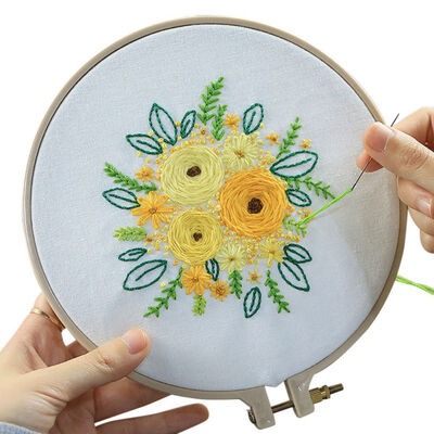 Full Range of Embroidery with Tools Kit DIY Flower Regiment Handkerchief for Valentines Day Gift DIY Knitting Product
Full Range of Embroidery with Tools Kit DIY Flower Regiment Handkerchief for Valentines Day Gift DIY Knitting Product