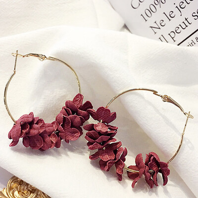 Fashion Fabric Flower Drop Earrings For Women 2019 Statement Colorful Petal Circle Big Fancy Earring Jewelry
Fashion Fabric Flower Drop Earrings For Women 2019 Statement Colorful Petal Circle Big Fancy Earring Jewelry