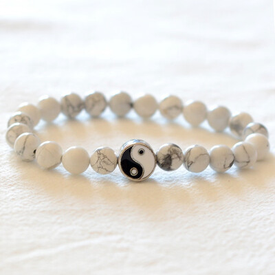 Couple Bracelet Natural Stone White And Black Yin Yang Beaded Bracelets For Men Women Friendship Bracelet
Couple Bracelet Natural Stone White And Black Yin Yang Beaded Bracelets For Men Women Friendship Bracelet