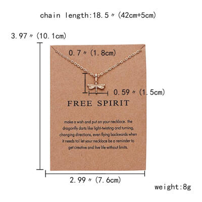 Card Jewelry Fashion Animal Pendant Necklace Bird Dragonfly Elephant Cat Horse Choker Clavicle Chain Necklace Women Friends Gift
Card Jewelry Fashion Animal Pendant Necklace Bird Dragonfly Elephant Cat Horse Choker Clavicle Chain Necklace Women Friends Gift