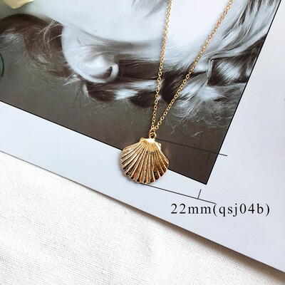 2019 New Fashion Gold Color Alloy Cowrie Shell Necklace for Women Conch Chain Pendant Necklace Summer Jewelry Starfish Collar
2019 New Fashion Gold Color Alloy Cowrie Shell Necklace for Women Conch Chain Pendant Necklace Summer Jewelry Starfish Collar