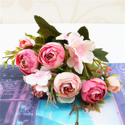 Toponeto 1 Bouquet Vintage Artificial Peony Silk Flowers Bouquet for Decoration
Toponeto 1 Bouquet Vintage Artificial Peony Silk Flowers Bouquet for Decoration