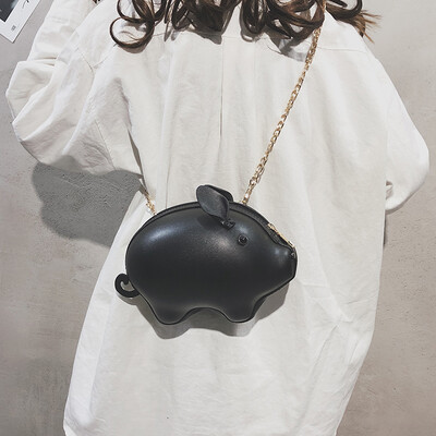 Pig bag on a new small bag 2019 new wave Korean version of the wild Messenger bag chain funny shoulder bag mobile phone bag
Pig bag on a new small bag 2019 new wave Korean version of the wild Messenger bag chain funny shoulder bag mobile phone bag