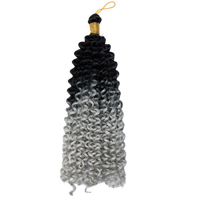 14" Hair Extensions Water Wave Synthetic Crochet Wavy Braiding Hair Weave For Women Ladies Beauty