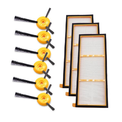 Vacuum Cleaner Parts 6PCS Side Brushes 3PCS HEPA Filter&1 Cleaning Tool for Shark ION Robot RV700 RV720 RV750 RV750C RV755
Vacuum Cleaner Parts 6PCS Side Brushes 3PCS HEPA Filter&1 Cleaning Tool for Shark ION Robot RV700 RV720 RV750 RV750C RV755
