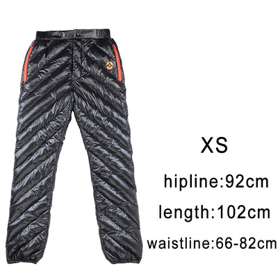 AEGISMAX Black Standard Adult Unisex Outdoor Sport Down Pants Ultralight White Goose Down Keep Warm Camping Winter Trousers
AEGISMAX Black Standard Adult Unisex Outdoor Sport Down Pants Ultralight White Goose Down Keep Warm Camping Winter Trousers