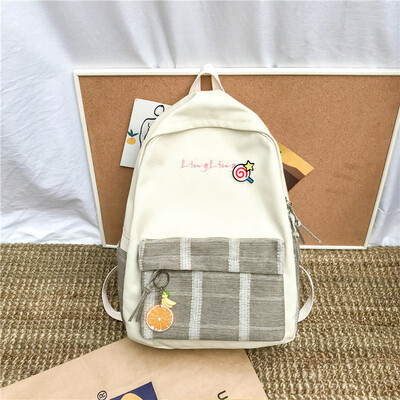 Ins Wind Backpack Female College Students Backpack Korean High School Girls Backpack Campus Joker Simple Tide
Ins Wind Backpack Female College Students Backpack Korean High School Girls Backpack Campus Joker Simple Tide