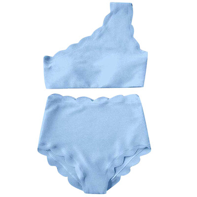 Roseonmyhand Lady Vintage High Waisted Swimsuit Two Pieces Scalloped Trim One Shoulder Bikini
Roseonmyhand Lady Vintage High Waisted Swimsuit Two Pieces Scalloped Trim One Shoulder Bikini