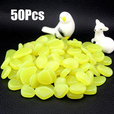 50pcs Glow in the Dark Garden Pebbles for Walkways Aquarium Decor Plants Luminous Stones
50pcs Glow in the Dark Garden Pebbles for Walkways Aquarium Decor Plants Luminous Stones