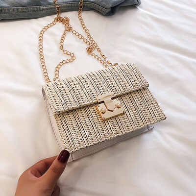 Brand New Handbag Straw Bag Summer Beach Rattan Shoulder Bags Wicker Weave Chain Handbag Crossbody Chians Solid Fashion Hot 2019
Brand New Handbag Straw Bag Summer Beach Rattan Shoulder Bags Wicker Weave Chain Handbag Crossbody Chians Solid Fashion Hot 2019