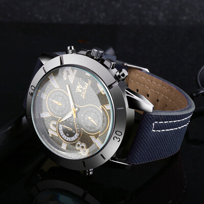 Gobestart Men Three-eye Large Dial Watch Business Watch Fashion Quartz Silica Gel Watch
Gobestart Men Three-eye Large Dial Watch Business Watch Fashion Quartz Silica Gel Watch