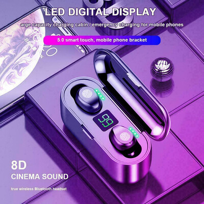 Earphone BT50 Earbuds Dual Ear Headphone Stereo In Ear HD Headset with Charging Box
Earphone BT50 Earbuds Dual Ear Headphone Stereo In Ear HD Headset with Charging Box