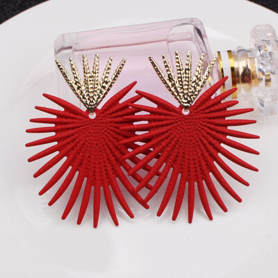 EK302 Geometric Irregular Drop Earring for Women European Fashion Fan Leaf Earrings Exaggerated Metal Earrings Party Jewelry
EK302 Geometric Irregular Drop Earring for Women European Fashion Fan Leaf Earrings Exaggerated Metal Earrings Party Jewelry