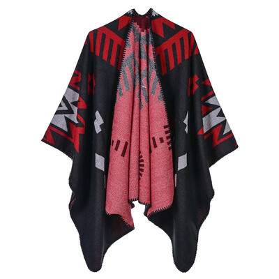 Vintage Women Knitted Shawl Poncho Faux Cashmere Geometric Open Front Autumn Winter Warm Cape
Vintage Women Knitted Shawl Poncho Faux Cashmere Geometric Open Front Autumn Winter Warm Cape