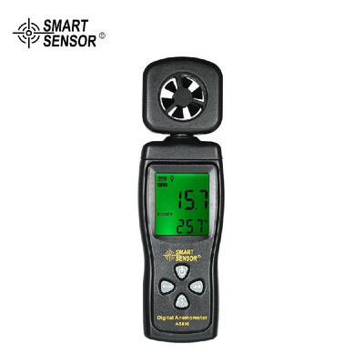 SMART SENSOR Mini Anemometer LCD Digital Wind Speed Meter Air Velocity Temperature Measuring with Backlight
SMART SENSOR Mini Anemometer LCD Digital Wind Speed Meter Air Velocity Temperature Measuring with Backlight