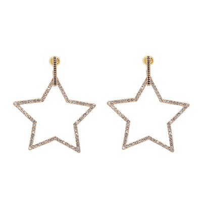 JURAN 3 Colors Shiny Star Dangle Earrings Minimalist Trendy Drops Earring Rhinestone Geometric Big Brincos Fashion Jewelry
JURAN 3 Colors Shiny Star Dangle Earrings Minimalist Trendy Drops Earring Rhinestone Geometric Big Brincos Fashion Jewelry