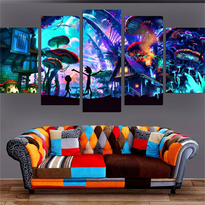 Wall Art Modular Home Decor Rick And Morty Paintings Living Room HD Printed Animation Posters No Frame 100x55cm
Wall Art Modular Home Decor Rick And Morty Paintings Living Room HD Printed Animation Posters No Frame 100x55cm