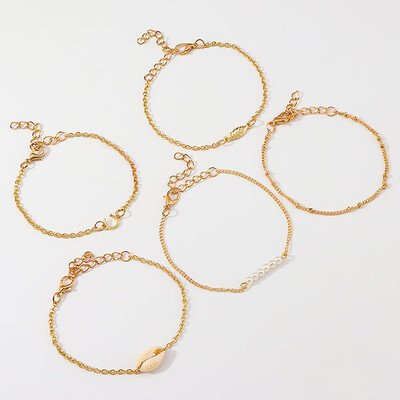 Boho Bracelet Layered Adjustable Charm Pendent Bohemian Bracelets Best Holiday Jewelry Gift for Teen Girls Girlfriend&Women
