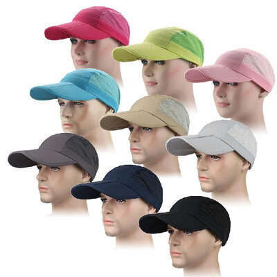 Men Women Quick Dry Breathable Mesh Cap Adjustable Sports Sun Hat Fishing Baseball Hat 
Men Women Quick Dry Breathable Mesh Cap Adjustable Sports Sun Hat Fishing Baseball Hat