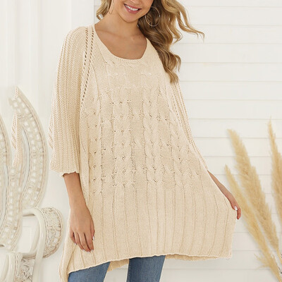〖Follure〗Women Casual O-Neck Pullover long Sleeve Loose Long Loose Knitted Sweater Tops
〖Follure〗Women Casual O-Neck Pullover long Sleeve Loose Long Loose Knitted Sweater Tops