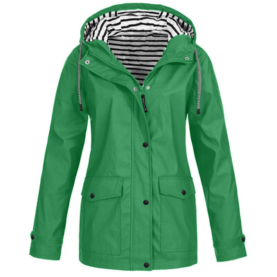 Gobestart Women Solid Rain Outdoor Plus Waterproof Hooded Raincoat Windproof Jacket Coat
Gobestart Women Solid Rain Outdoor Plus Waterproof Hooded Raincoat Windproof Jacket Coat