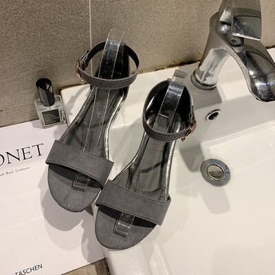 Open-toed flat sandals female 2019 spring&summer new Korean version of chic buckle Joker student Roman female shoes
Open-toed flat sandals female 2019 spring&summer new Korean version of chic buckle Joker student Roman female shoes