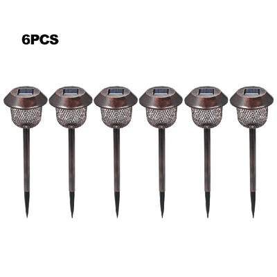 6 Pack LEDs Solar Powered Energy Hollow-out Net Design Intelligent Sensitive Light Control Lawn Light Outdoor Landscape Lamp IP44
6 Pack LEDs Solar Powered Energy Hollow-out Net Design Intelligent Sensitive Light Control Lawn Light Outdoor Landscape Lamp IP44