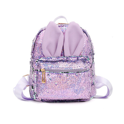 New Fashion Rabbit Ears Sequin Backpack Leather Sequin Cute Backpack Kids Children Cartoon Shoulder Bag Women Girl Mini Backpack
New Fashion Rabbit Ears Sequin Backpack Leather Sequin Cute Backpack Kids Children Cartoon Shoulder Bag Women Girl Mini Backpack