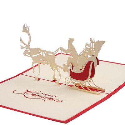 Tailored Details about 3D Pop Up Card Christmas Greeting Baby Gift Holiday Happy New