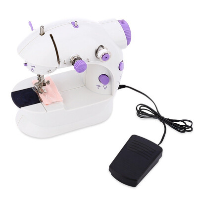 Mini Automatic Thread Sewing Machine Double Speed Control Button