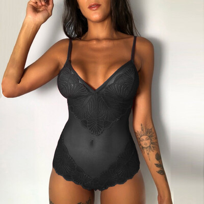 Gobestart New One Piece Women Mesh Lace V-Neck Teddy Lingerie Jumpsuit Underwear Bodysuit
Gobestart New One Piece Women Mesh Lace V-Neck Teddy Lingerie Jumpsuit Underwear Bodysuit