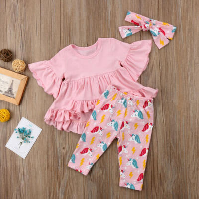 US Princess Kids Baby Girls Dress Ruffles Tops T shirtUnicorn Pants Outfits Set
US Princess Kids Baby Girls Dress Ruffles Tops T shirtUnicorn Pants Outfits Set