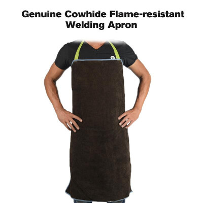 Genuine Whole-skin Cowhide Leather Welding Apron Heavy Duty Welding Clothes Wear-resistant Anti-scald Flame Resistant Welder Carpe
Genuine Whole-skin Cowhide Leather Welding Apron Heavy Duty Welding Clothes Wear-resistant Anti-scald Flame Resistant Welder Carpe