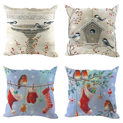 Tailored 4Pcs Christmas Pillow Cover Pillowcases Decorative Sofa Cushion Cover Decoration
Tailored 4Pcs Christmas Pillow Cover Pillowcases Decorative Sofa Cushion Cover Decoration