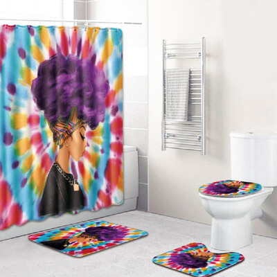 4pcsset Elephant Printed Pattern Water-resistant Shower Curtain Pedestal Rug Lid Toilet Cover Mat Non-slip Bath Mat Set Bathroom
4pcsset Elephant Printed Pattern Water-resistant Shower Curtain Pedestal Rug Lid Toilet Cover Mat Non-slip Bath Mat Set Bathroom