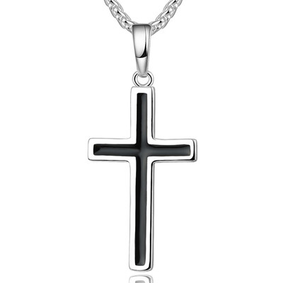 Necklace Stainless Religious Christian Jewelry For MenWomen Gold Silver Color Christmas Gifts Cross Enamel Pendant
Necklace Stainless Religious Christian Jewelry For MenWomen Gold Silver Color Christmas Gifts Cross Enamel Pendant